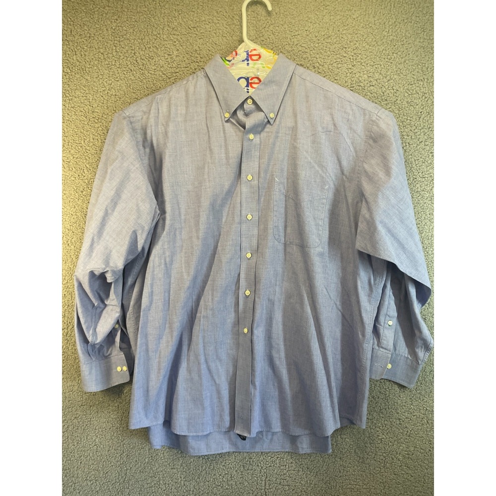 Tommy Hilfiger‎ TLC Mens Dress Shirt 16 (34-35) The Lifetime Collar SOLID